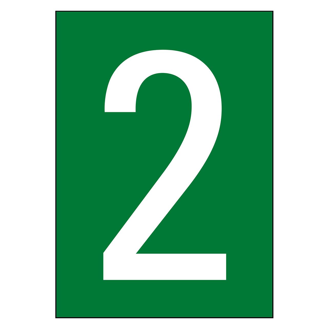 Brady A4-Etiketten mit Zahlen und Buchstaben (NL7541A4GR-2)