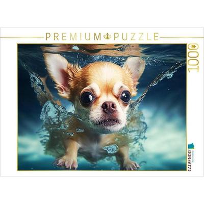 CALVENDO Puzzle Schwimmen ist nicht so super, wie ich dachte! | 1000 Teile Lege-Größe 64x48cm Foto-Puzzle für glückliche Stunden