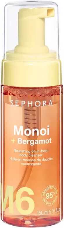 SEPHORA - Nährender Duschöl-Schaum - Reinigend und nährend, 150  ml, Monoi + Bergamot