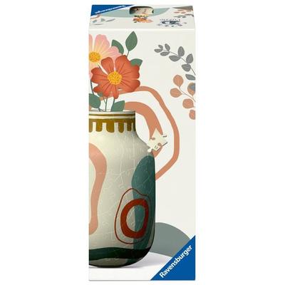 3D Puzzle Vase Organic Beige
