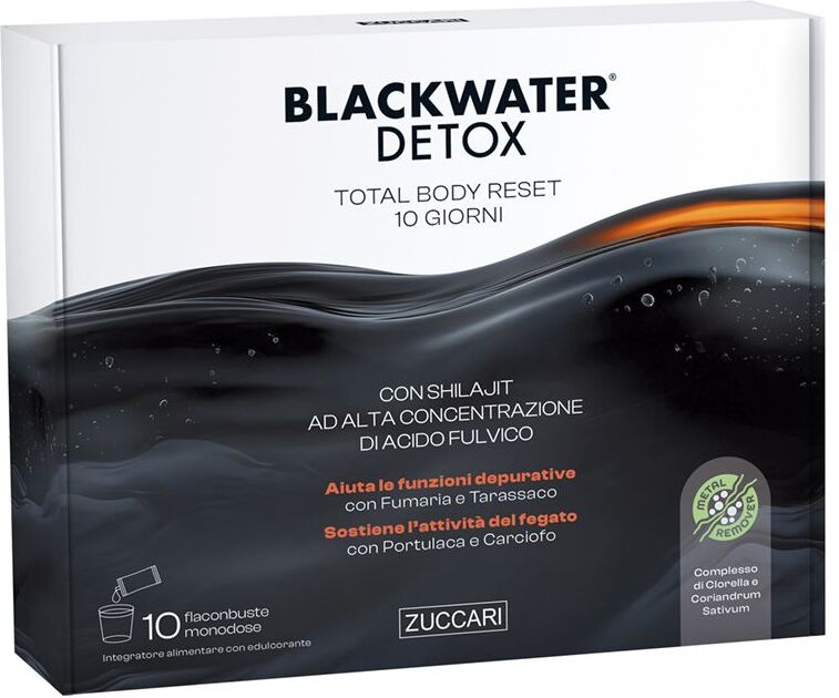 ZUCCARI Srl Zuccari, Black Water Detox, 10 Bustine