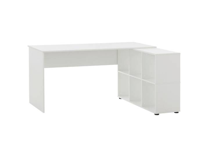 Mid.you Schreibtisch, Weiß, 121.6x73.6x150 cm, Büromöbel, Schreibtische, Schreibtische