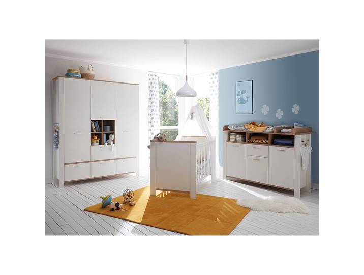 Babybett 70 x 140cm Weiß