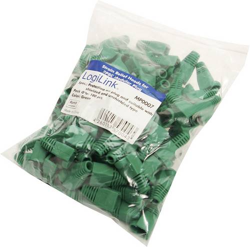 LogiLink MP0007 Knickschutztülle RJ45 MP0007 Grün 100St.