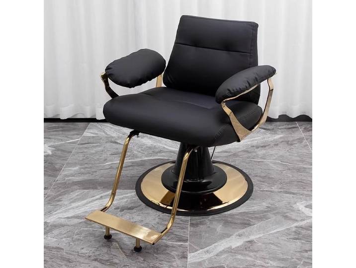 Design au sol chaise de barbier fauteuil organisateur tapis chaise de barbier professionnelle confortable à la mode Friseur Stuhle meubles