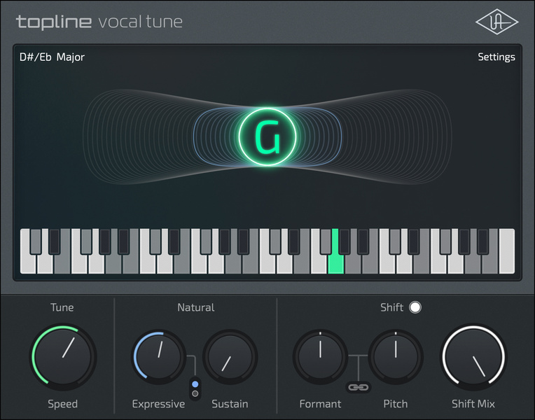 Universal Audio Topline Vocal Tune
