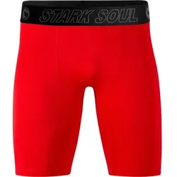 STARK SOUL Compression Short Kompressionshose kurz, Größe XL in Rot Rot