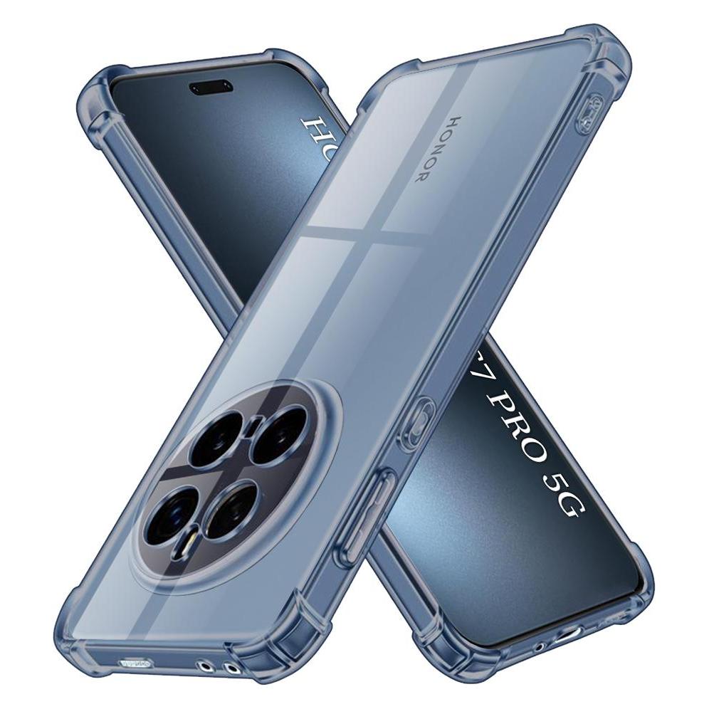 Techsuit - Shockproof Clear Silicone - Honor Magic7 Pro - Smoke Black (Honor Magic 7 Pro) (59432915)