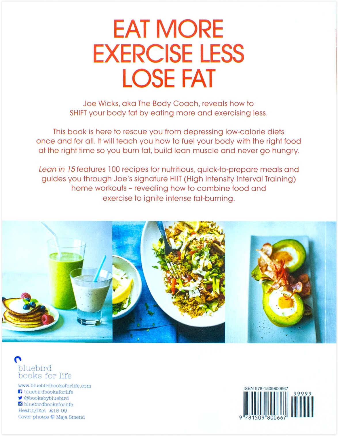 MACMILLAN Lean in 15 by Joe Wicks   The Body Coach – 15-Minute Meals and Workouts to Keep You Lean and Healthy