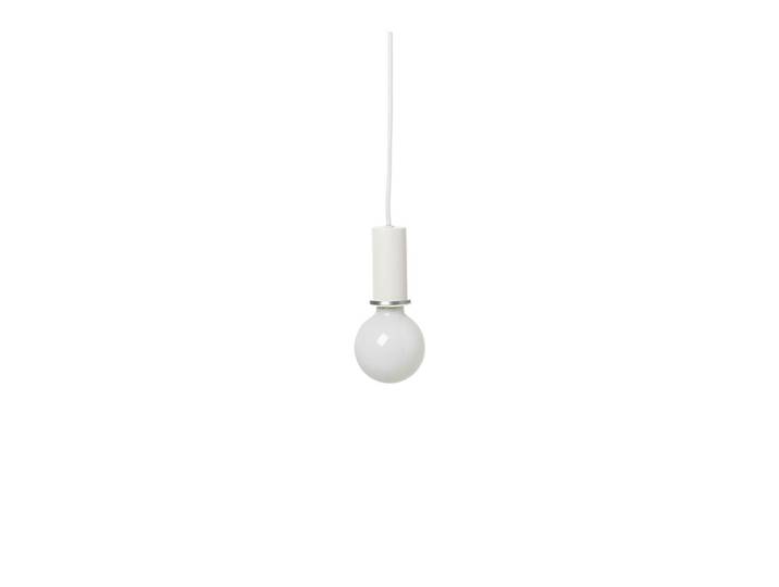 Collect Pendelleuchte Low Weiß - Ferm Living - Wohnzimmer - Metall