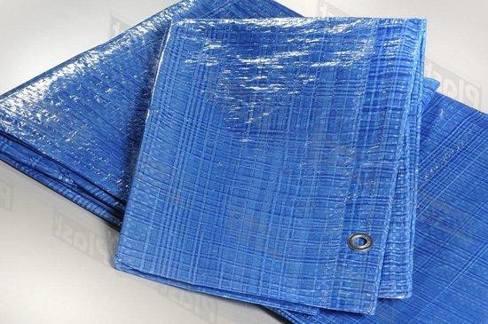 Waterdicht blauw zeil - Heavy Duty afdekzeil 3m x 4m