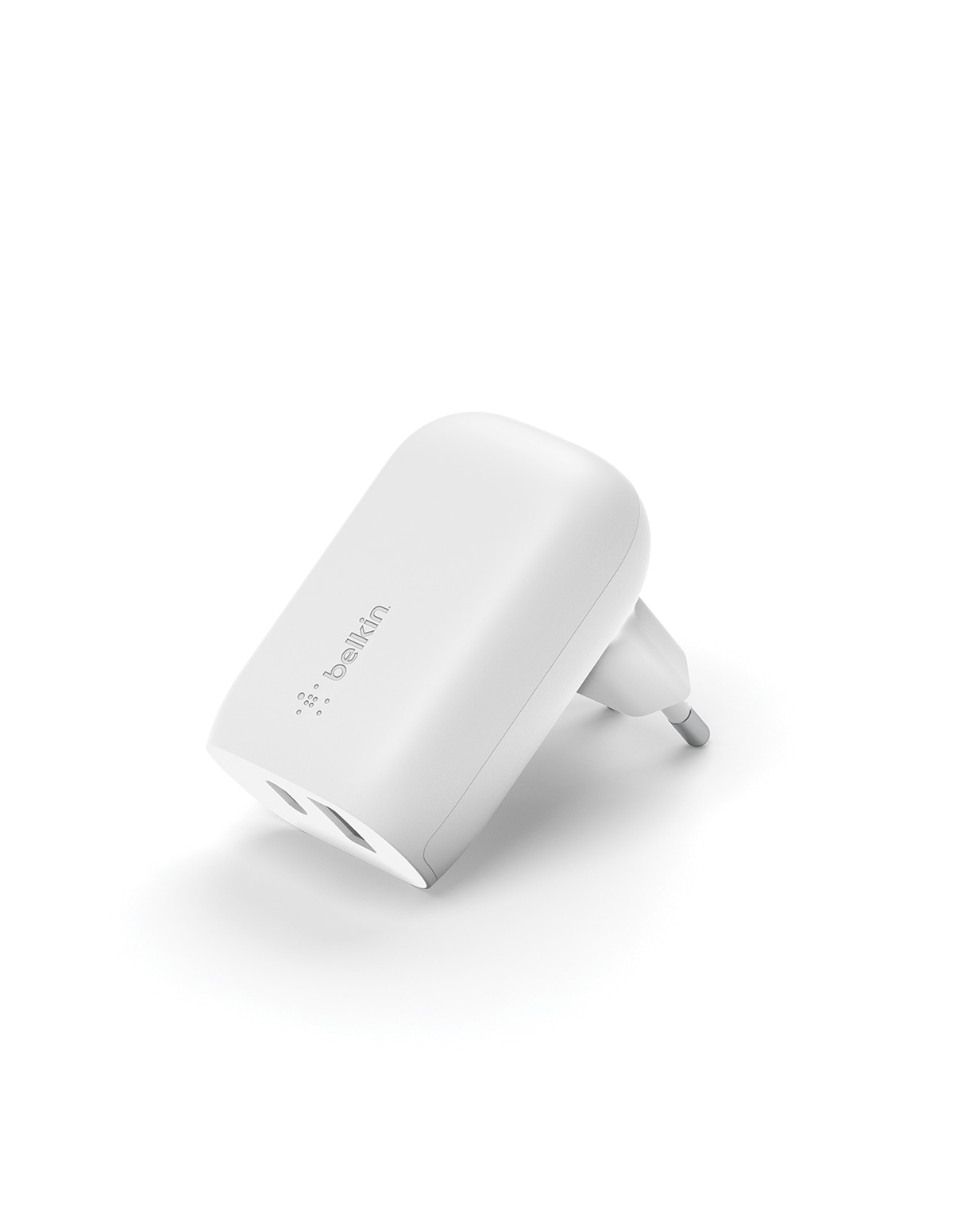 Belkin 37W Dual Wall Charger PPS, 25W USB-C, 12W USB-A, weiß