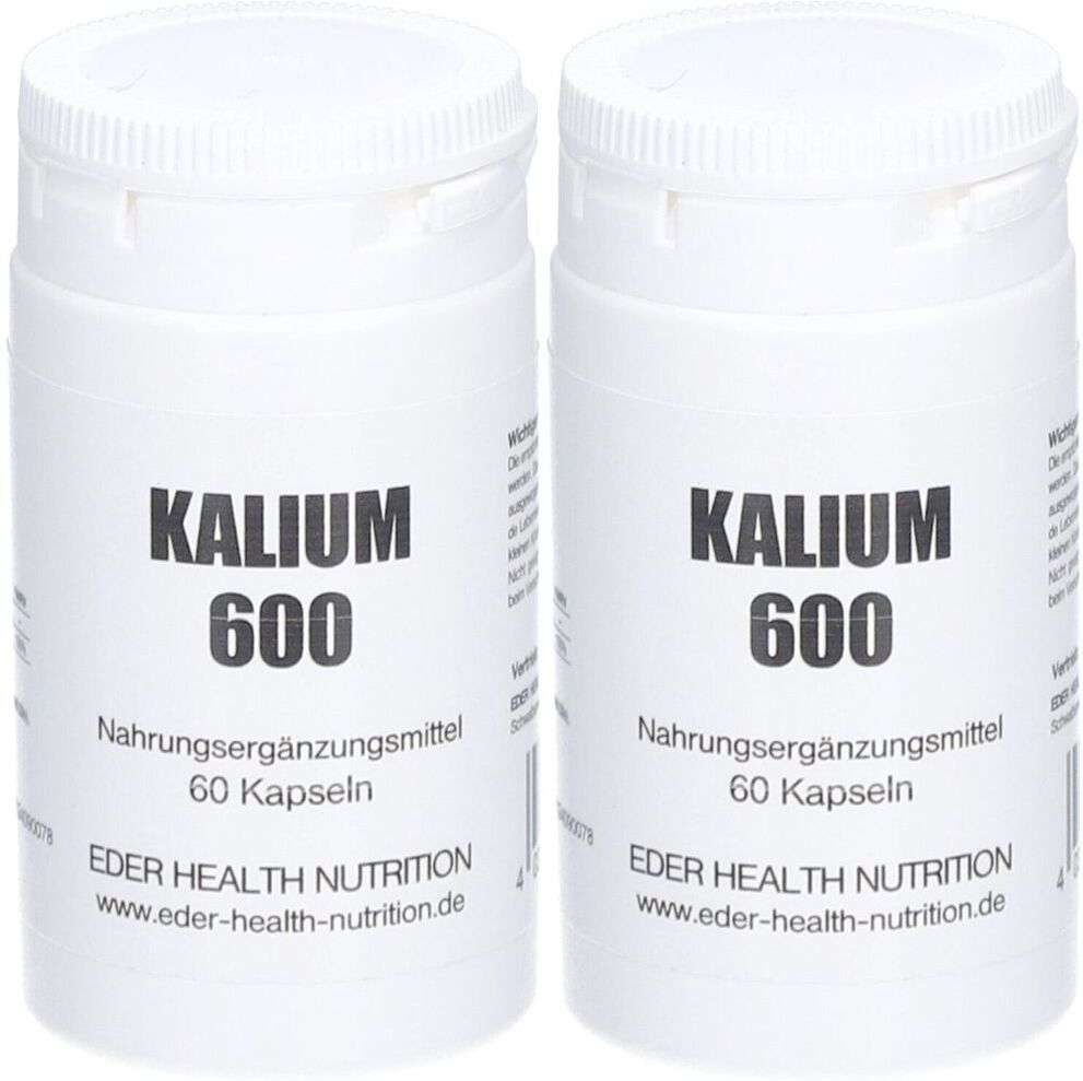 EDER Health Nutrition Kalium 600 Kapseln 2x 2x60 St