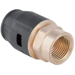 Geberit, Rohrverbindungstechnik, bergang PushFit d= 25mmxRp 1, mit Innengewinde, Rotguss