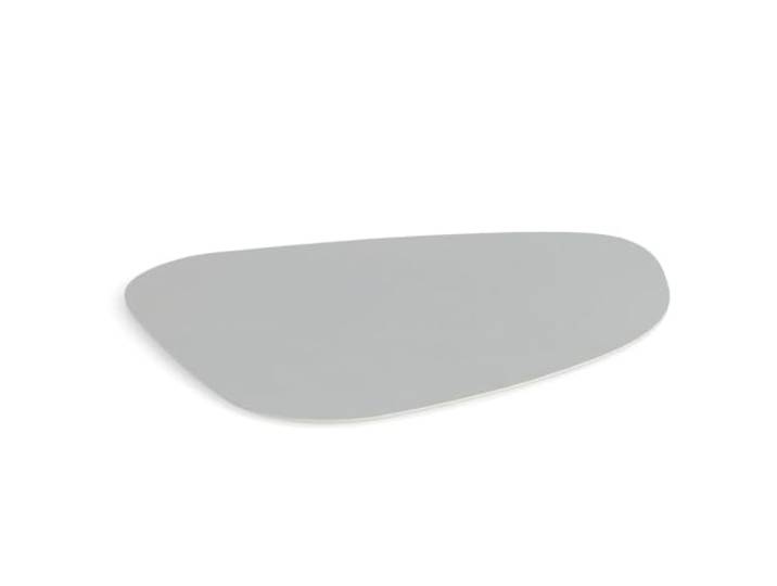Zeller Platzset 2 Tone, Kunstleder, Greige/grau