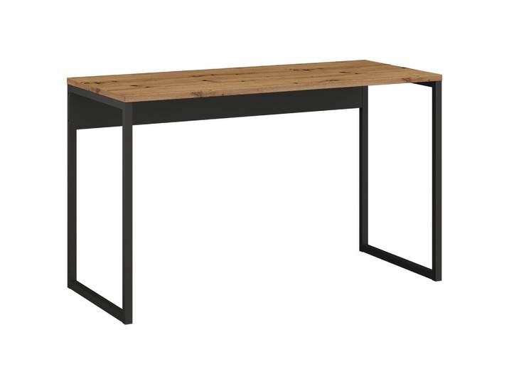 Stylife Schreibtisch, Graphitfarben, Eiche Artisan, Holzwerkstoff, rechteckig, eckig, 58x74x120 cm, Blauer Engel, Goldenes M, Made in Germany, Büromöbel, Schreibtische, Bürotische