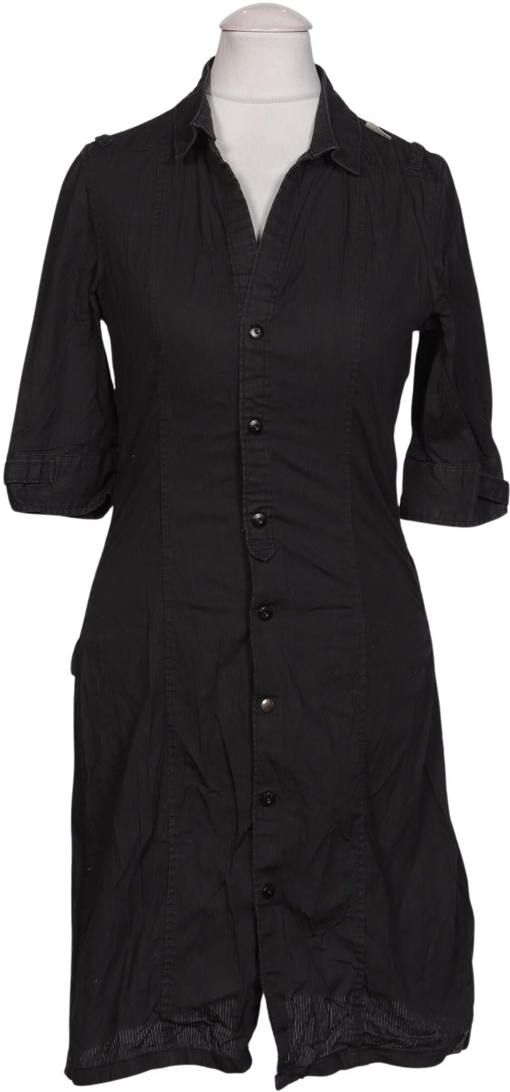 G Star RAW Damen Kleid, Schwarz, Gr. XS, Baumwolle - Second Hand