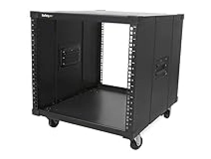 StarTech Rack 9U 4 Montants Ouvert Mobile, 19 , 59cm, 99kg (RK960CP)