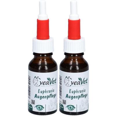 Veavet Euphrasia Augenpflege Tropfen vet. 2x 2x20 ml