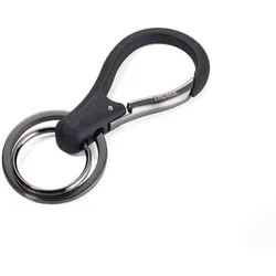 TROIKA KR17-09/GM Schlüsselring/Etui Schlüsselanhänger Schwarz