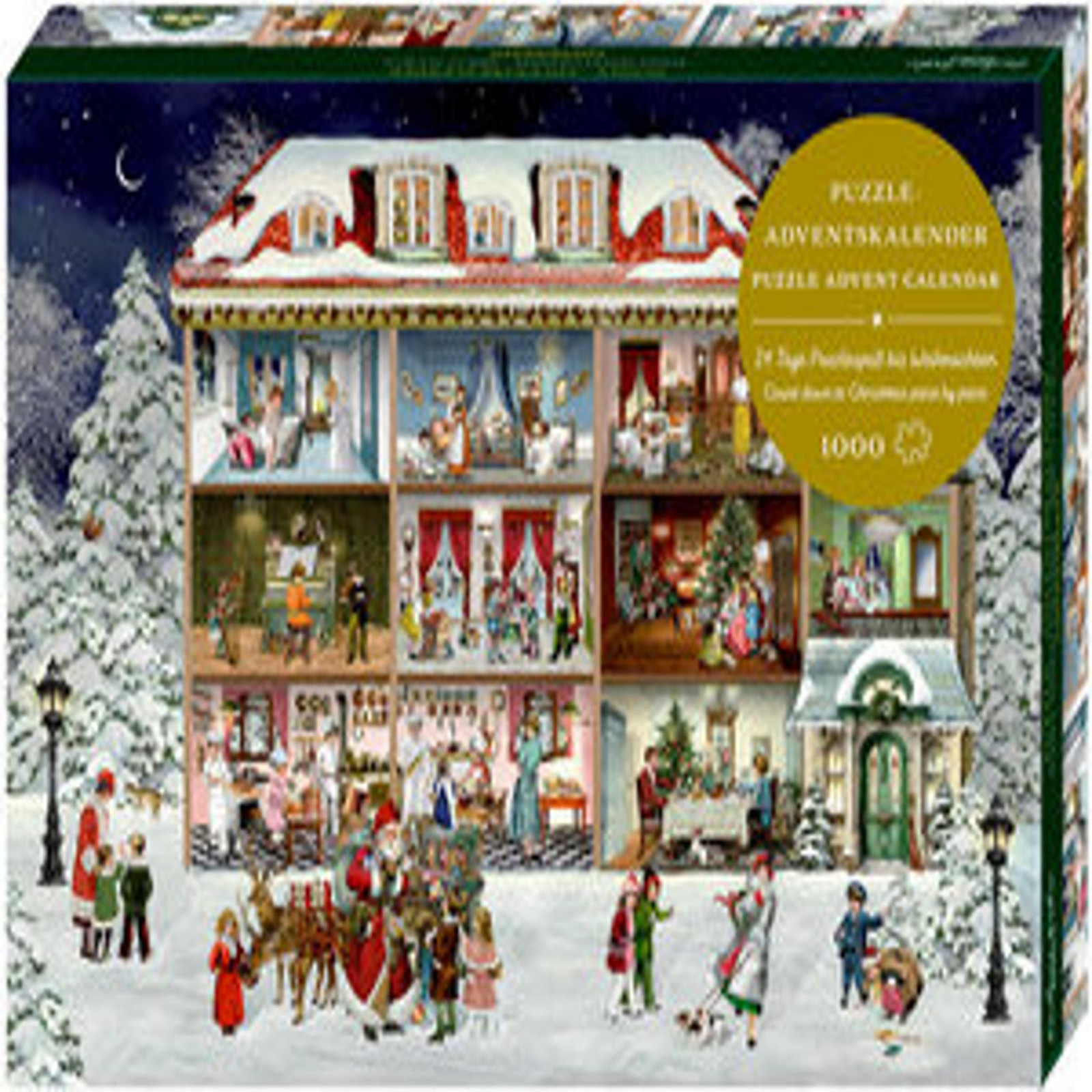 Coppenrath Puzzeladventskalender Ons prachtige kersthuis