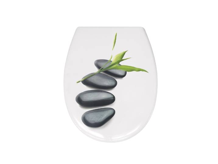 WC-Sitz KLEINE WOLKE Zen , bunt, B:37cm L:45cm, Kunststoff, WC-Sitze, WC-Sitz