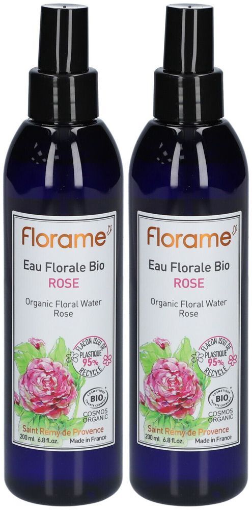 Florame Eau Florale de Rose Bio x2 2x200 ml Lösung