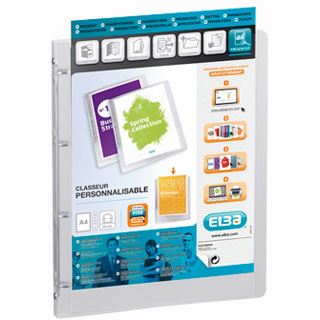 OXFORD Präsentationsringbücher 4-Ringe transparent 2,0 cm DIN A4