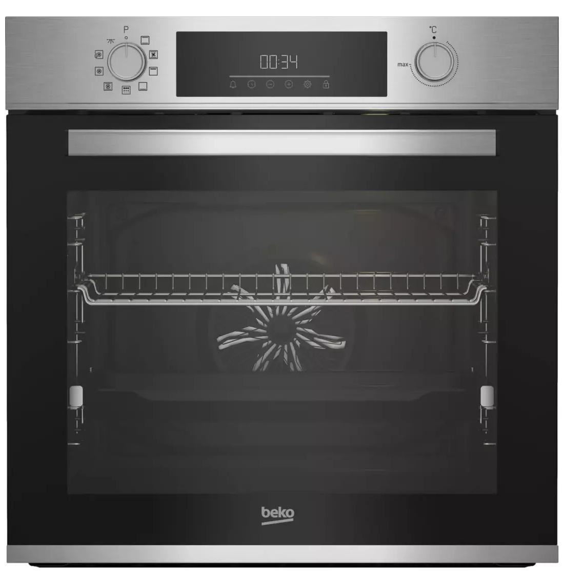 Beko b300 BBIM12300XMPEF, Medium, Elektrischer Ofen, 72 l, 3300 W, 72 l, Pyrolytisch