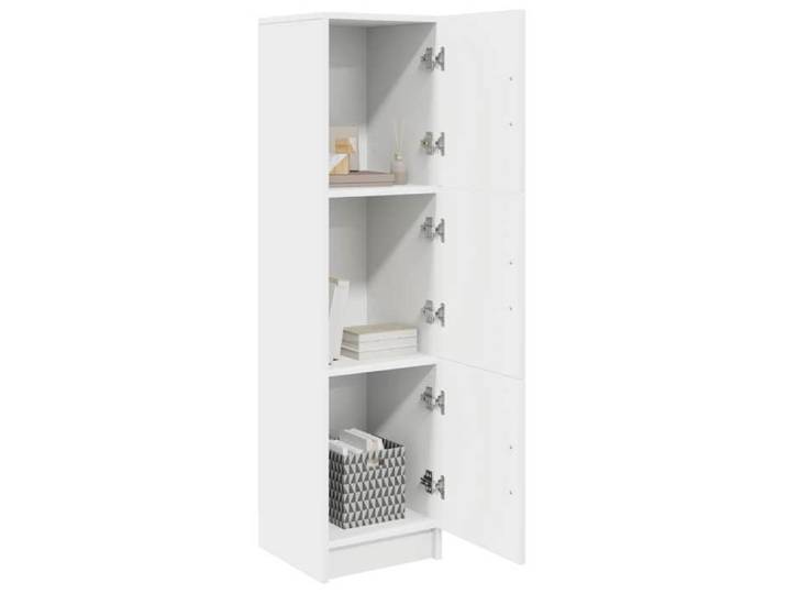 Haut armoire - - blanc - 3 portes - grand rangement - 31 5 x 32 x 122 5 cm 35gug46y