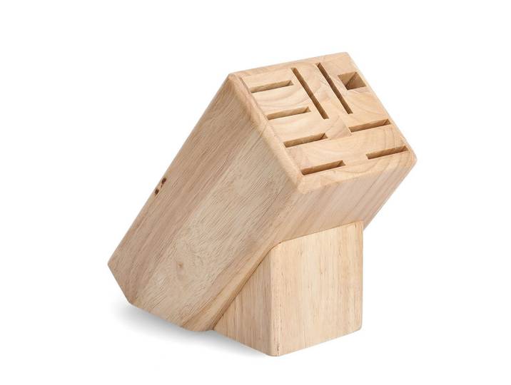 Messerblock Naturfarben