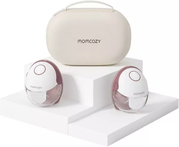 MOMCOZY BP319-IR00BA-A M6 Mobile Style Double Breast Pump – Pink, New