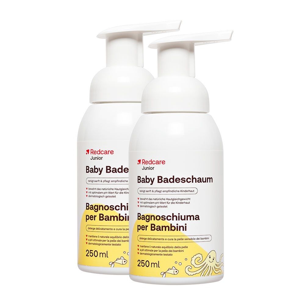 Redcare Junior Baby Badeschaum x2 2x250 ml Schaumbad