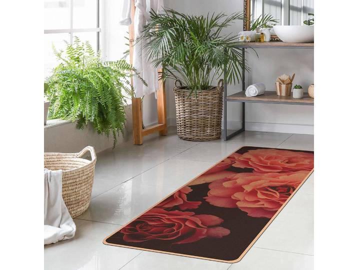 Läufer/Yogamatte Rosenträume 183 x 61cm Pink