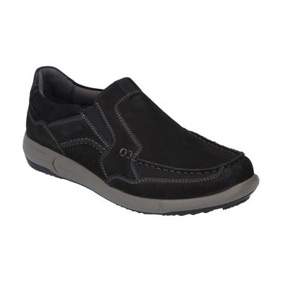 Slipper JOSEF SEIBEL "Enrico 19, schwarz", Herren, Gr. 44, schwarz, Obermaterial: 100% Rindsleder Leather cow., Schuhe Slipper