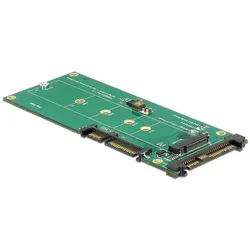 Delock U.2 oder SATA zu M.2 Adapter, SSD + Festplatte Zubehör