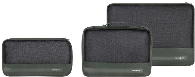 Samsonite TA Revolution Set of 3 Packing Cubes - Green