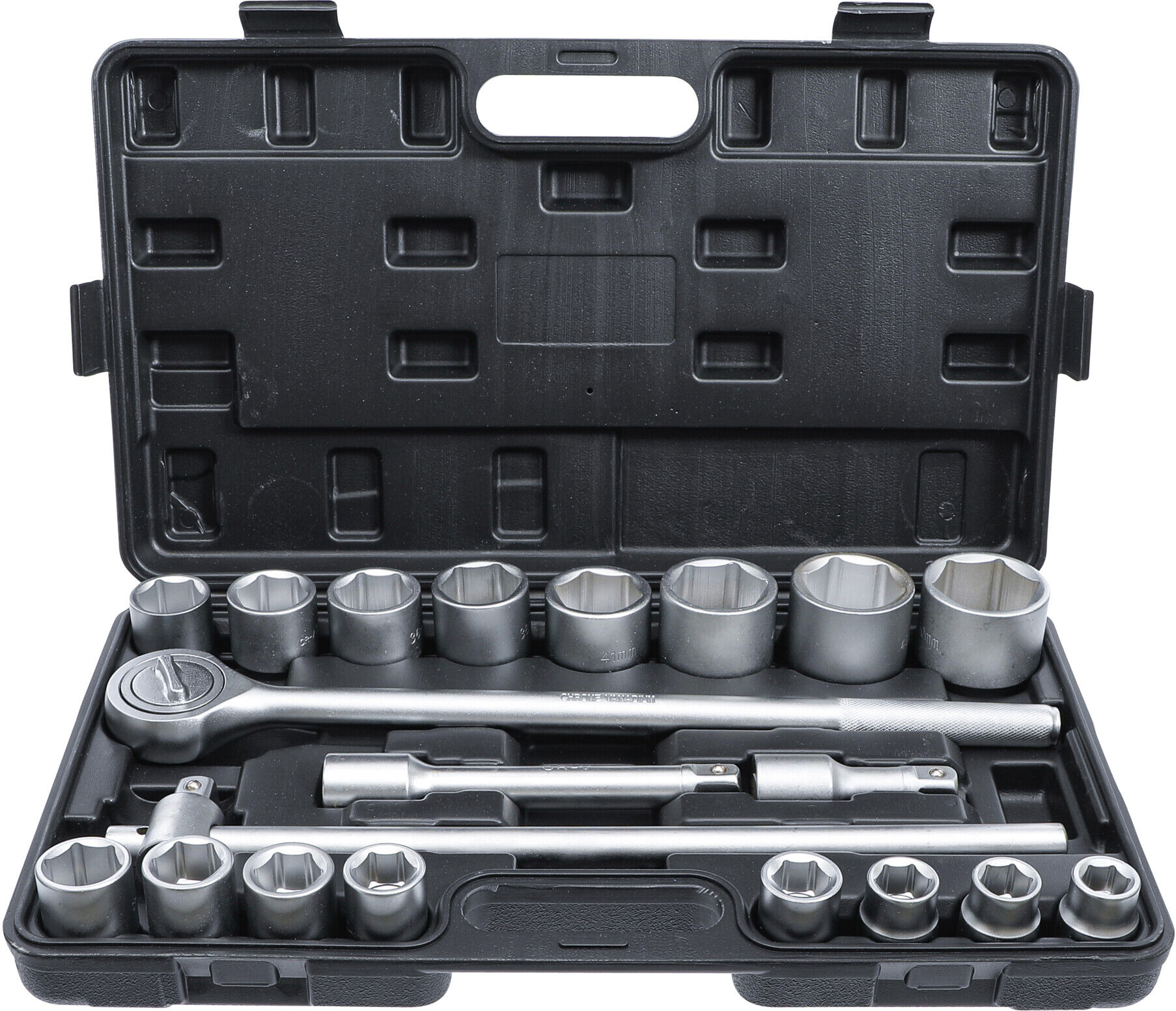 BGS Do it yourself Steckschlüssel-Satz Antrieb 20 mm 12,3 kg 20-tlg. (1202)