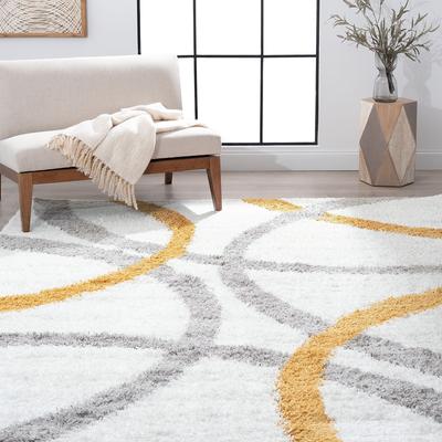 Alise Rugs Upscale Shag Modern & Contemporary Abstract Indoor Area Rug