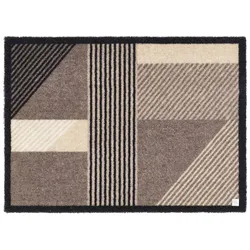 Barbara Becker Fußmatte b.b Sense Simply Taupe 39x58 cm