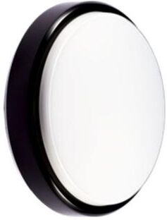 Silver Stone Store Oval LED Wall Lamps, Waterproof & Moistureproof Ceiling Light, Surface Mount Outdoor Lighting For Front Porch, Garden black Round