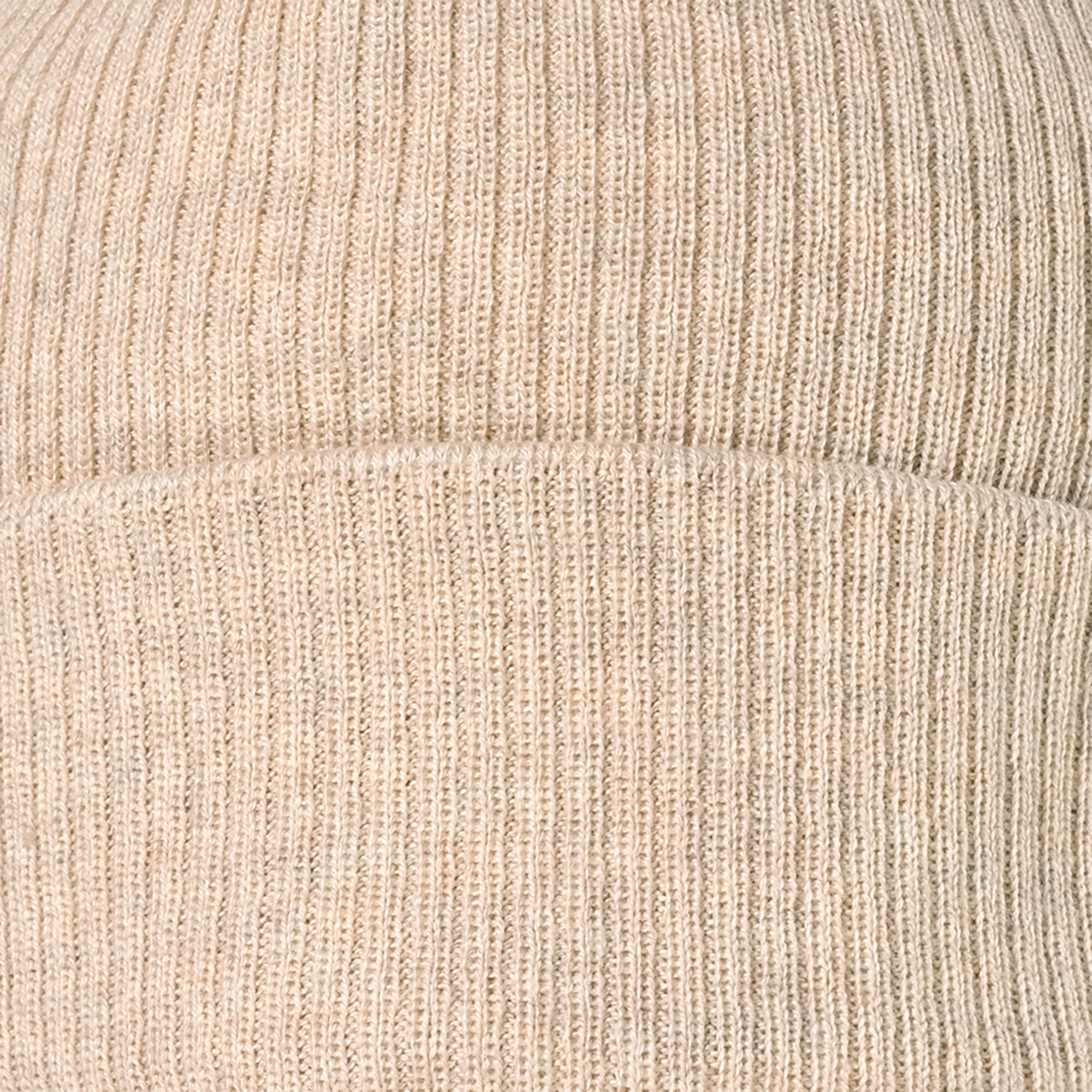 Strickmütze MAXIMO, Baby, Gr. 37, beige (beigemeliert), Strick, Baumwollmischung, Mützen Strickmütze, für Herbstmode, Wintermode, Outdoormode und Casualmode beigemeliert 37