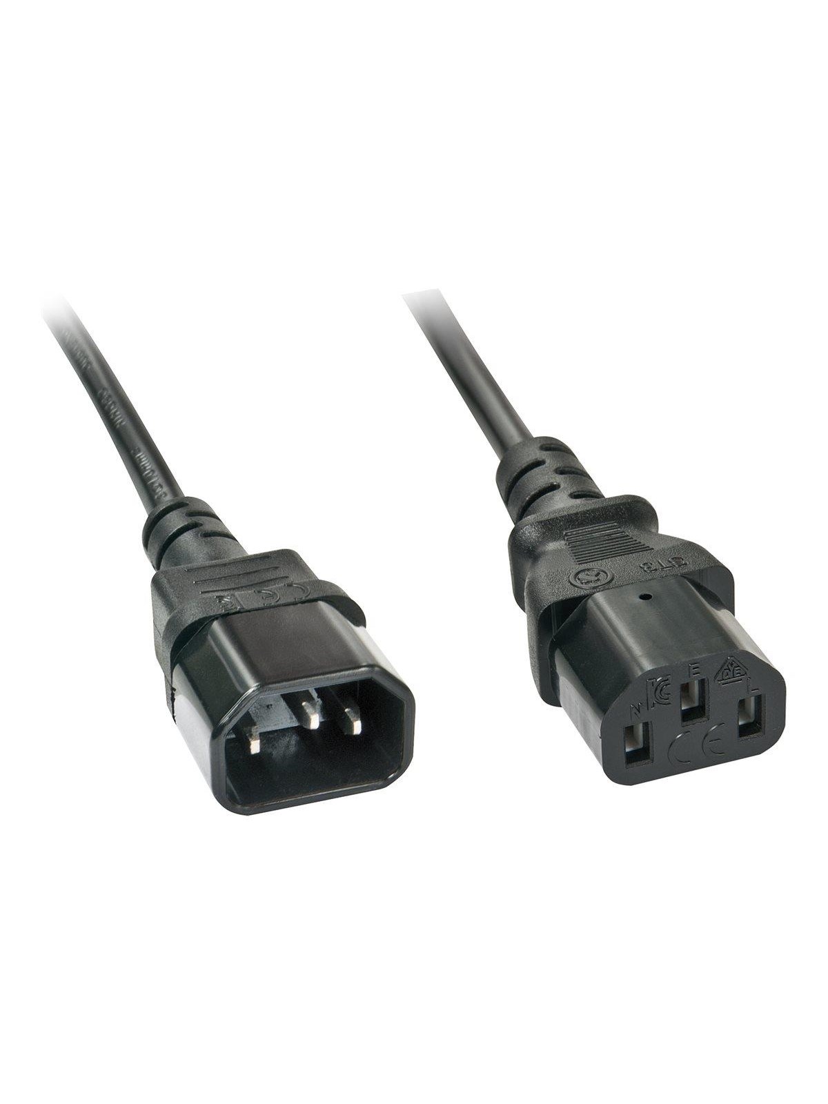 Lindy - power extension cable - power IEC 60320 C13 to IEC 60320 C14 - 3 m