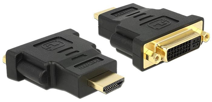 Delock Videoadapter HDMI mannelijk naar DVI 24+5 pins vrouwelijk