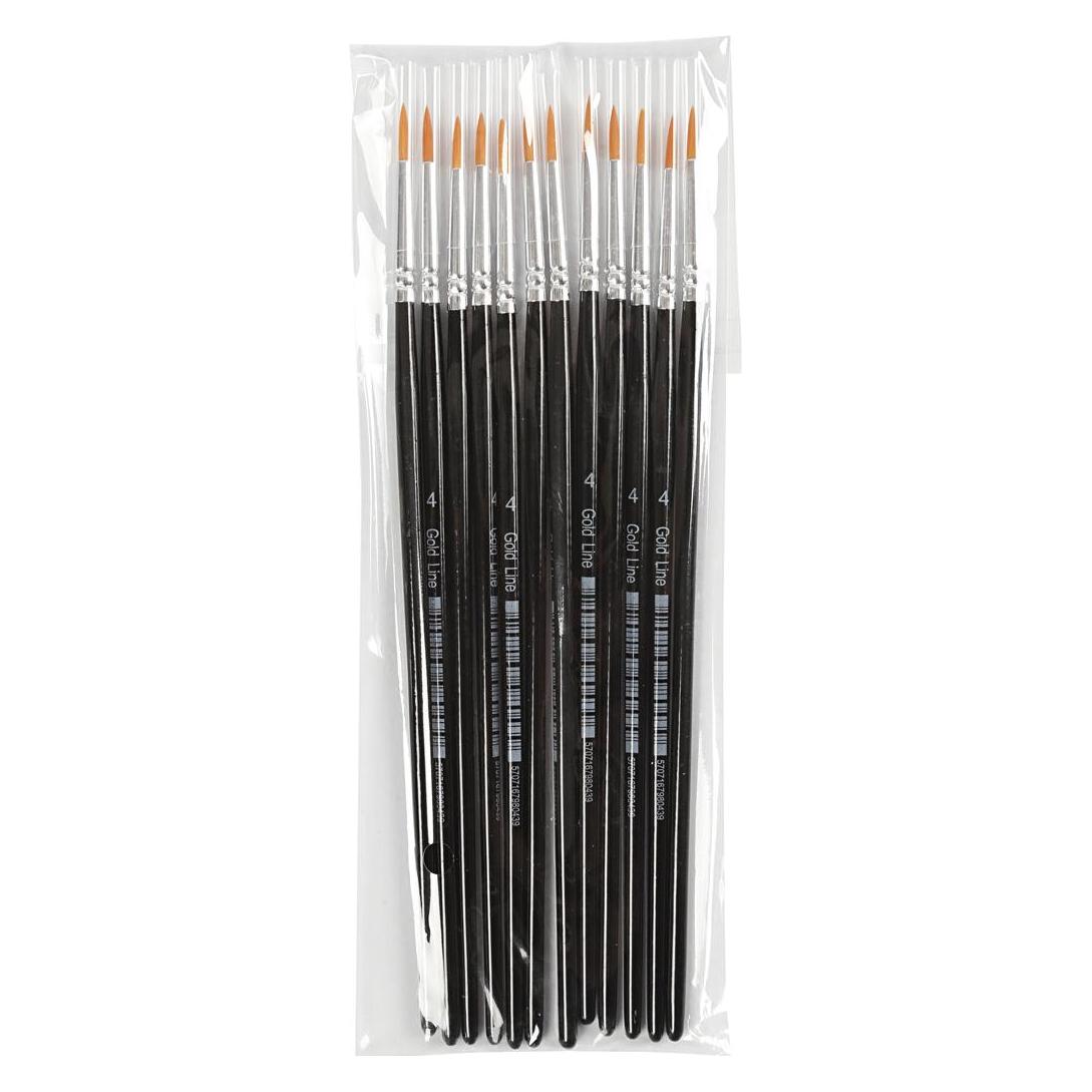 Creativ Company Gold Line Brushes (5707167065266)