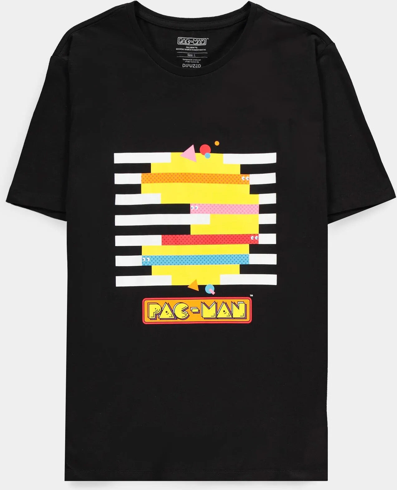 Difuzed Pac-Man Pac-Man Graphic T-Shirt-Maat S (Diversen) Nieuw