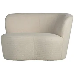 Sofa Stone - Bouclé-Stoff Creme, Rechts