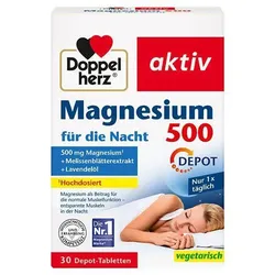 Doppelherz Magnesium 500 für die Nacht 30 ST