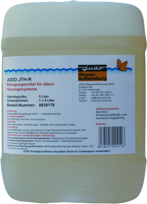 Judo Thermodos JTH-R Reinigungslösung 8838178 5 l, für ältere Warmwasserheizungskreisläufe