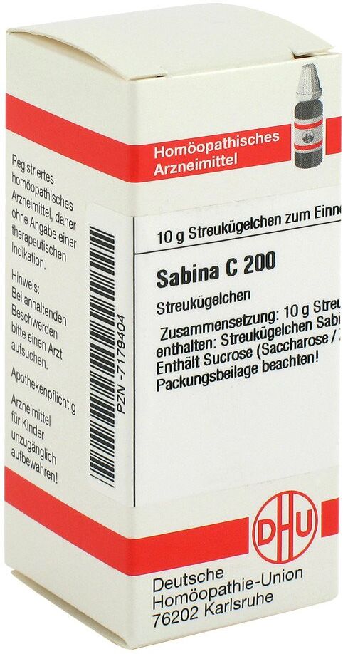 DHU Sabina C200 Globuli